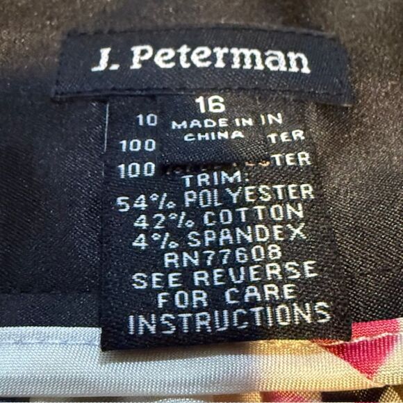 J Peterman Floral Print Ruffle Skirt Size 16 Cottagecore Romantic Maxi - Picture 8 of 10